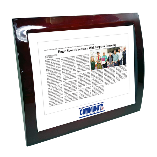 My Life Publications - Articles - Eclipse Plaque with Metal Inlay