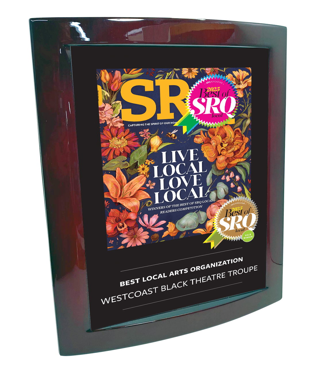 Best of SRQ - Cover- Eclipse Plaque with Metal Inlay