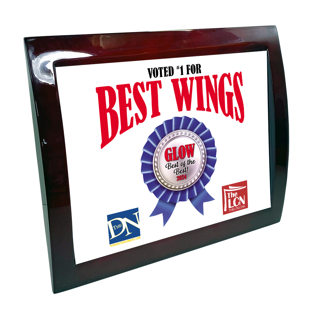 Batavia News Best of the Best - Eclipse Plaque with Metal Inlay