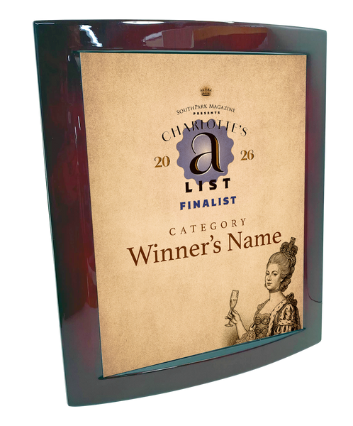 Southpark Magazine's Charlotte's A-List - Eclipse Plaque with Metal Inlay