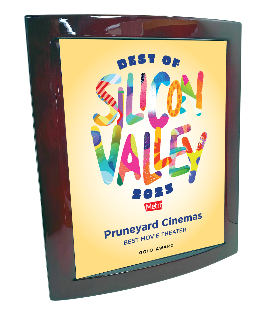 Metro: Best of Silicon Valley - Rosewood Plaque