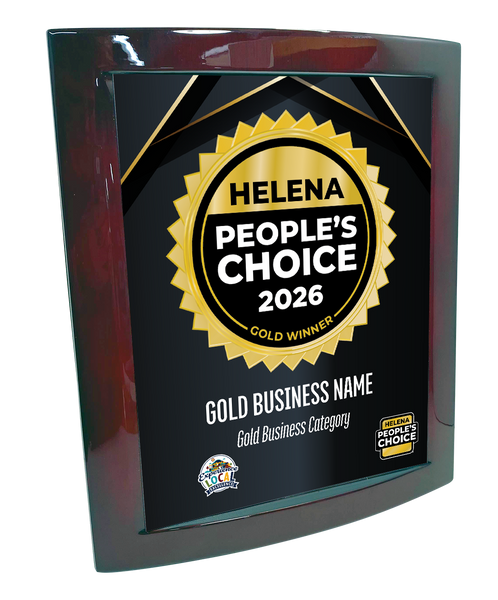 Helena People's Choice - Eclipse Plaque with Metal Inlay