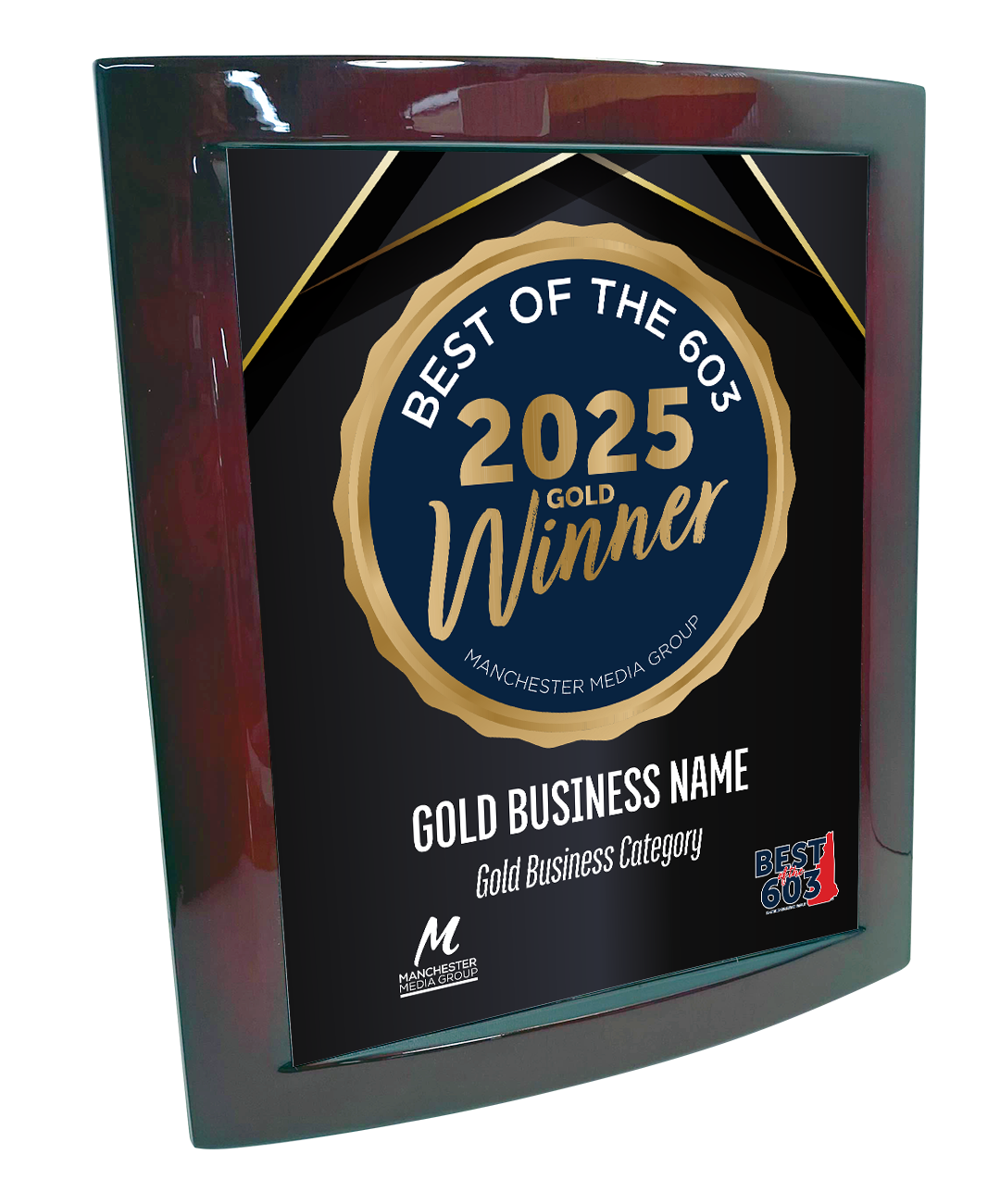 Best of the 603 - Eclipse Plaque with Metal Inlay