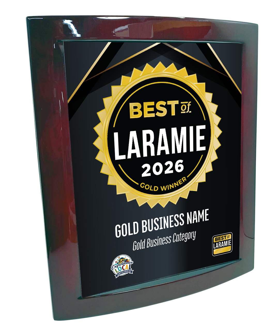 Best of Laramie - Eclipse Plaque with Metal Inlay