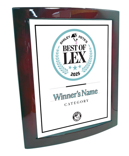 Smiley Pete - Best of Lex - Eclipse Plaque