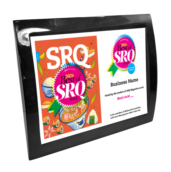 Best of SRQ - Winner's Showcase - Eclipse Plaque with Metal Inlay