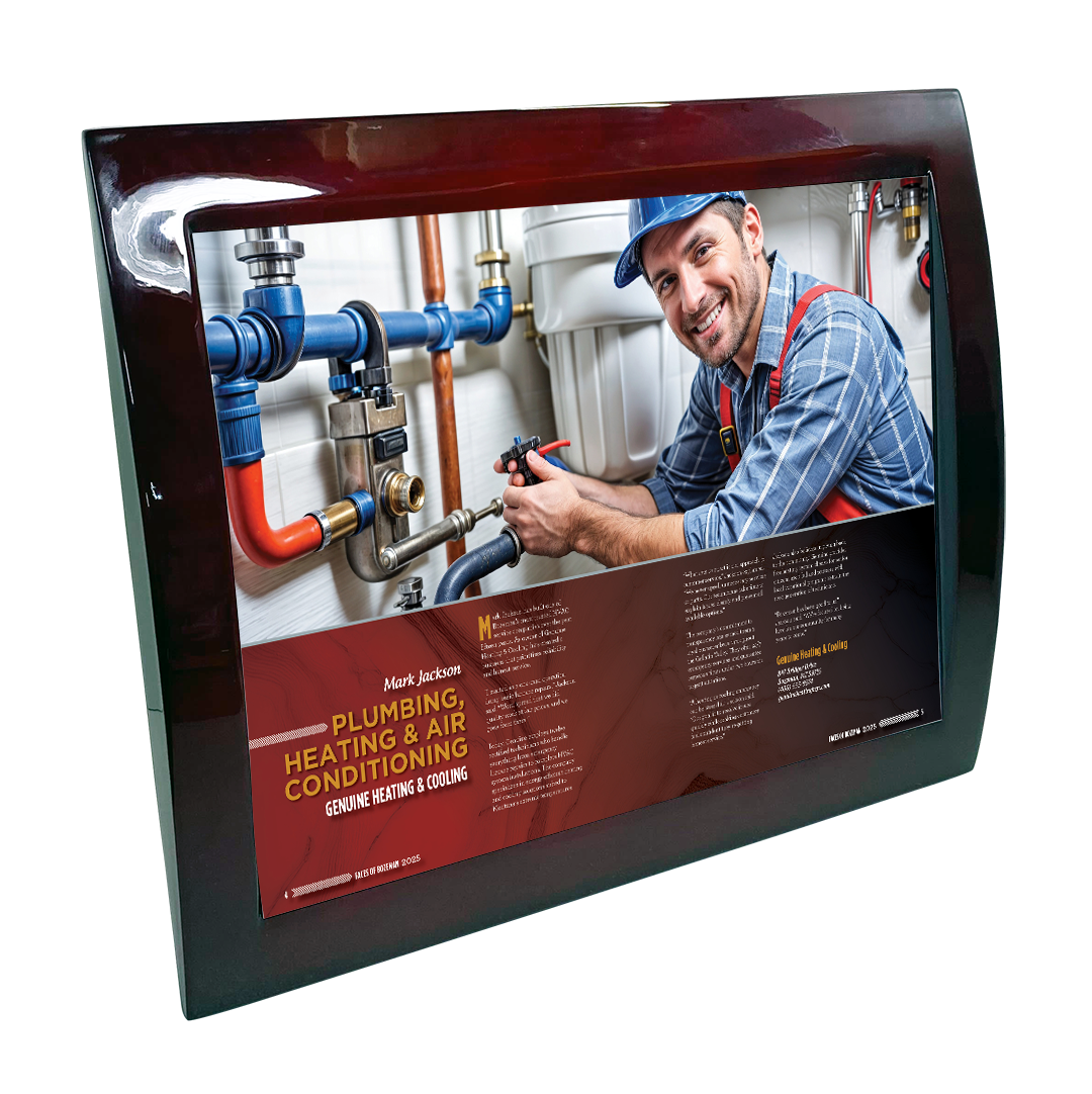 Faces of Bozeman - Eclipse Plaque with Metal Inlay