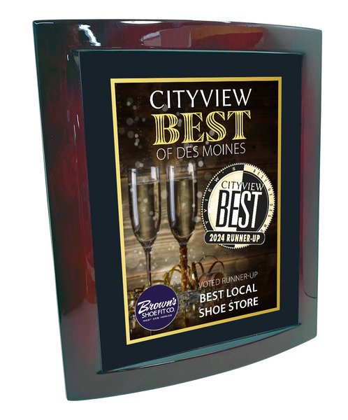 CITYVIEW - Best of Des Moines - Eclipse Plaque with Metal Inlay