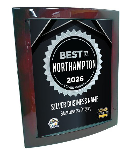Best of Northampton - Eclipse Plaque with Metal Inlay