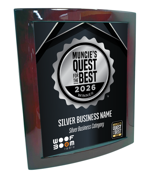 Muncie's Quest for the Best - Eclipse Plaque with Metal Inlay