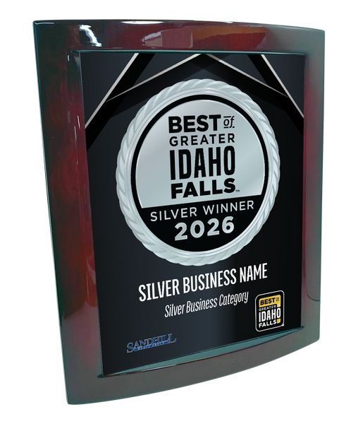 Best of Greater Idaho Falls - Eclipse Plaque with Metal Inlay