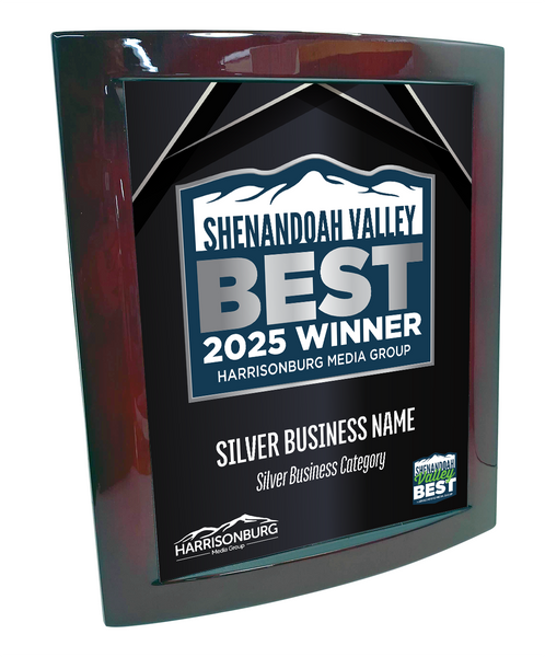 Shenandoah Valley Best - Eclipse Plaque with Metal Inlay
