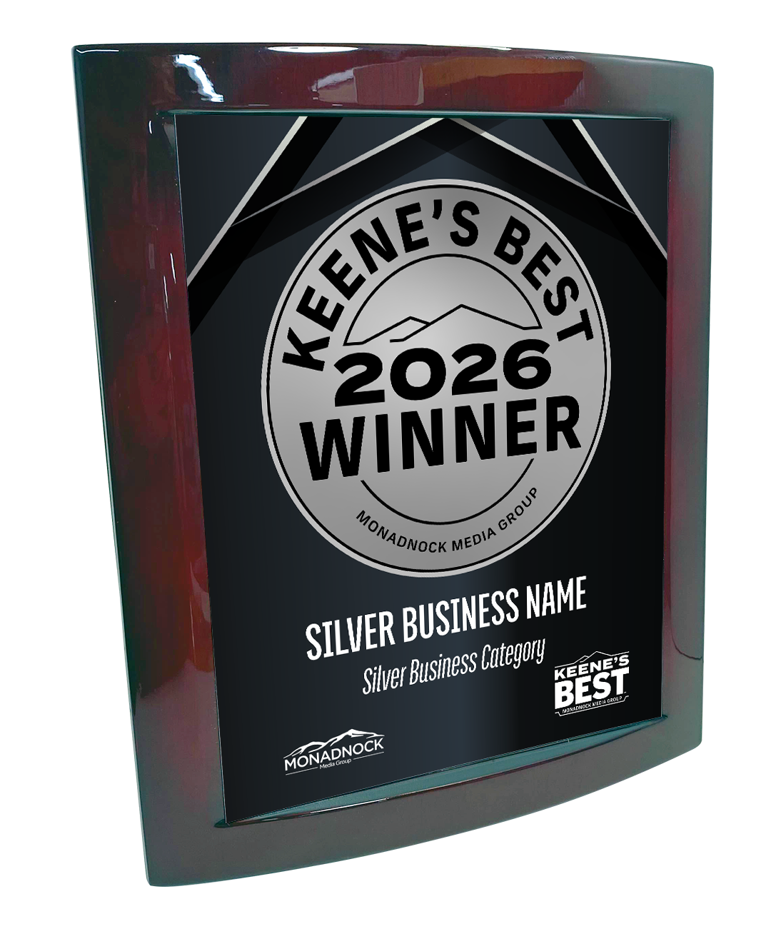 Keene's Best - Eclipse Plaque with Metal Inlay