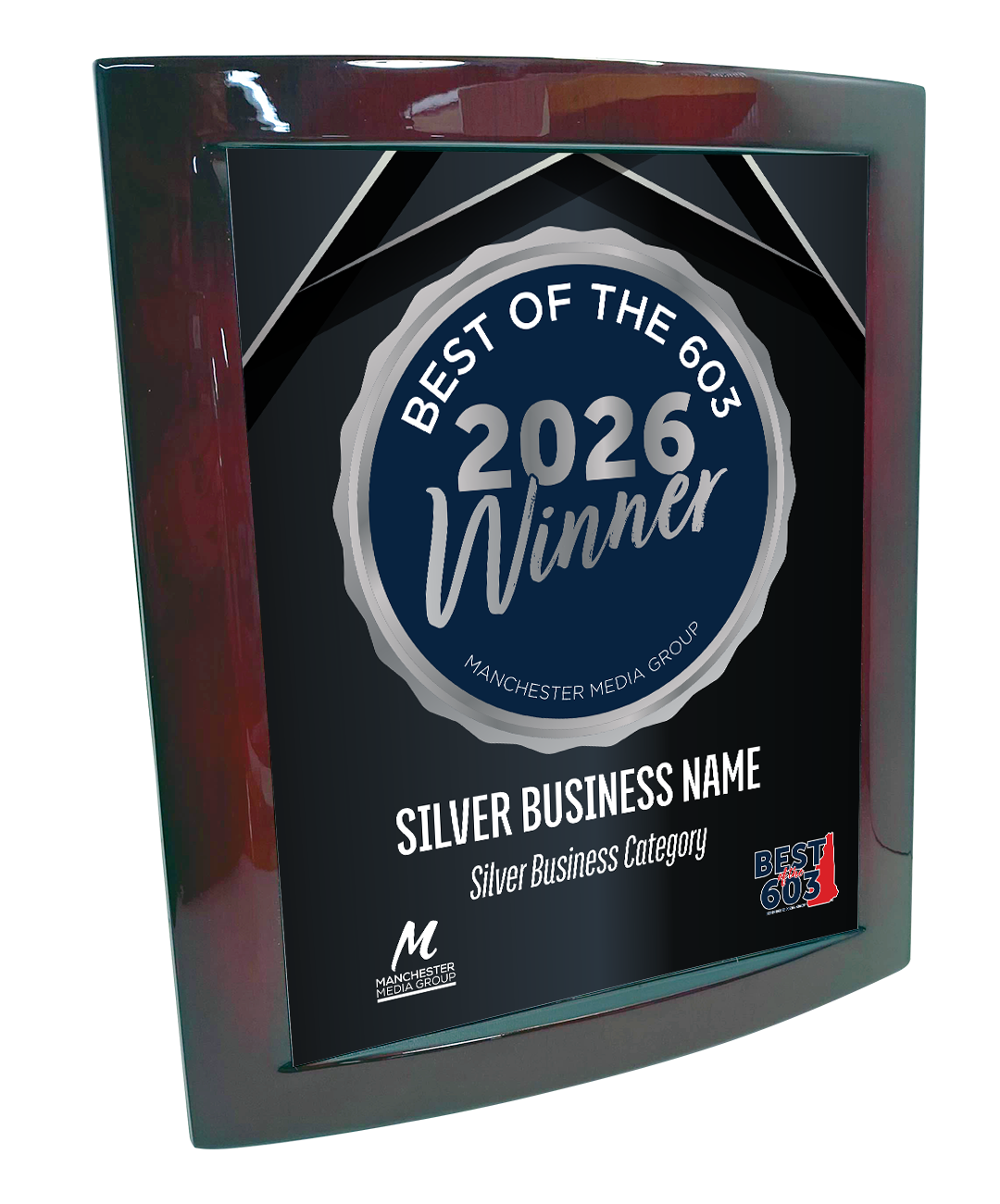 Best of the 603 - Eclipse Plaque with Metal Inlay