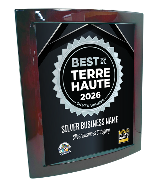 Best of Terre Haute - Eclipse Plaque with Metal Inlay