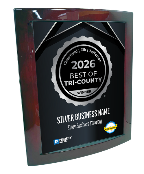 Best of Tri-County - Eclipse Plaque with Metal Inlay