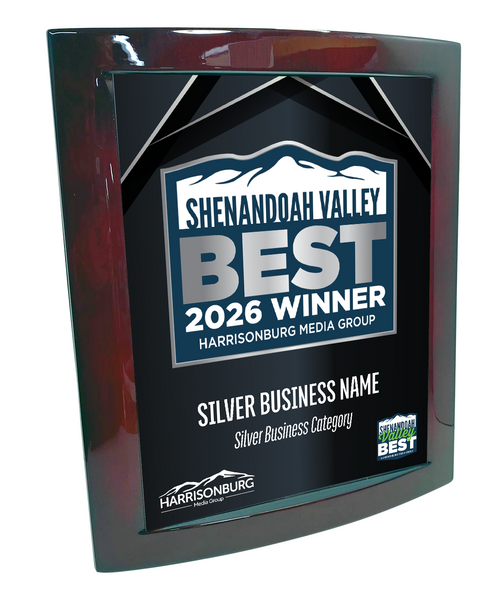 Shenandoah Valley Best - Eclipse Plaque with Metal Inlay