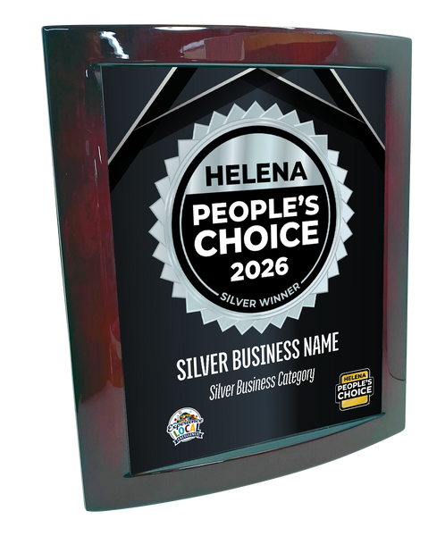 Helena People's Choice - Eclipse Plaque with Metal Inlay