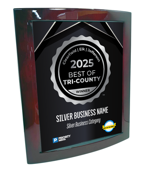 Best of Tri-County - Eclipse Plaque with Metal Inlay