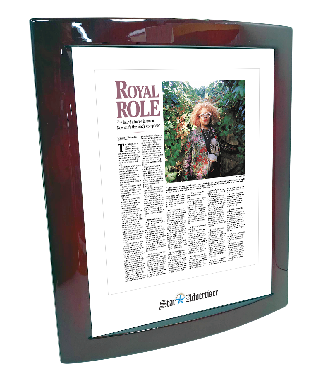 Oahu Publications Article - Eclipse Plaque with Metal Inlay