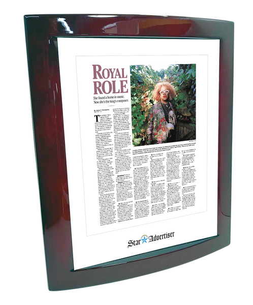 Oahu Publications Article - Eclipse Plaque with Metal Inlay