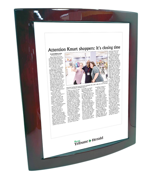 Oahu Publications Article - Eclipse Plaque with Metal Inlay