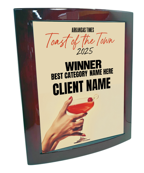 Toast of the Town - Eclipse Plaque