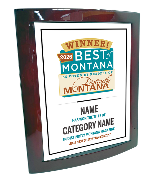 Best of Montana  - Eclipse Plaque