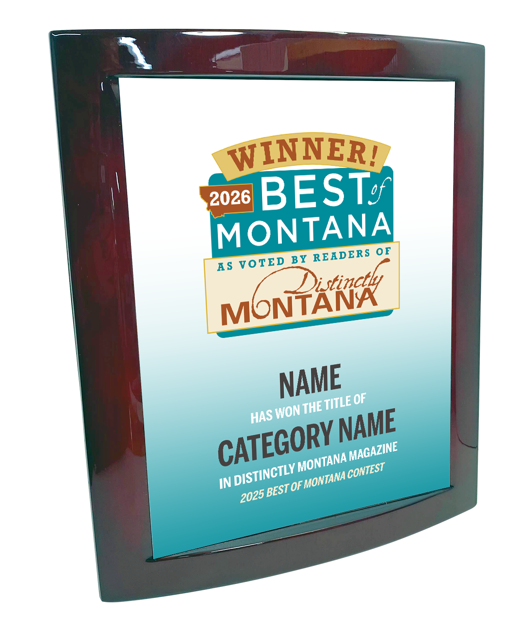 Best of Montana  - Eclipse Plaque