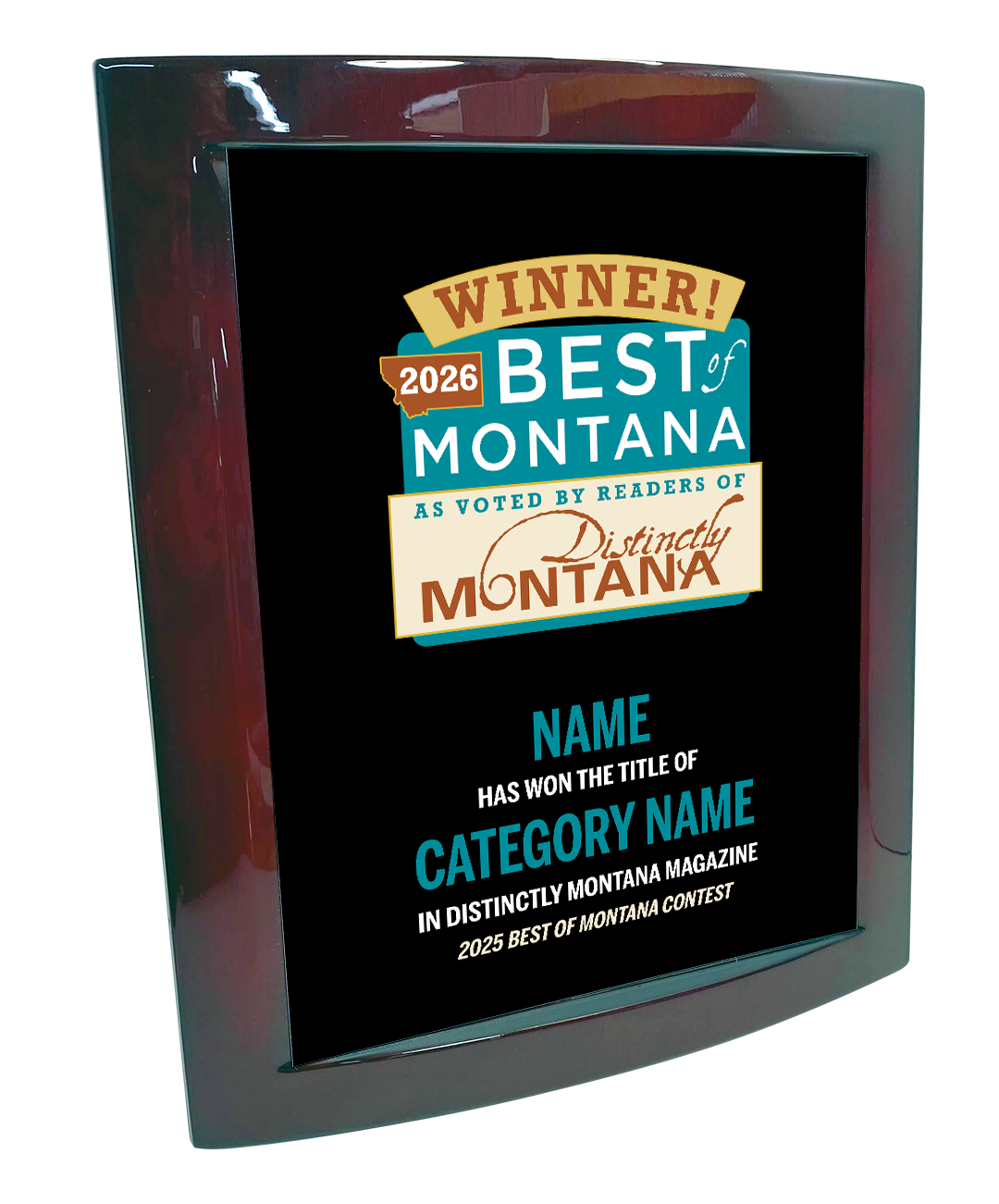 Best of Montana  - Eclipse Plaque