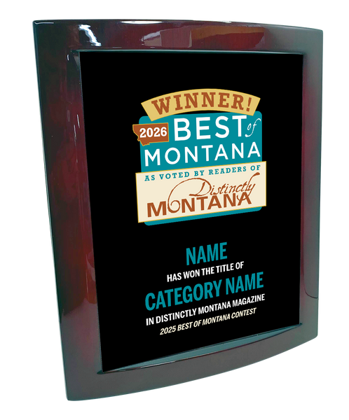 Best of Montana  - Eclipse Plaque