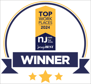 NJ.com and Jersey's Best Top Workplace Award | Window Decal