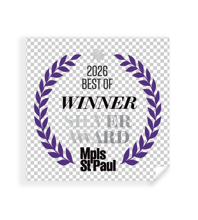 Mpls St. Paul - Best of Twin Cities - Transparent Window Cling
