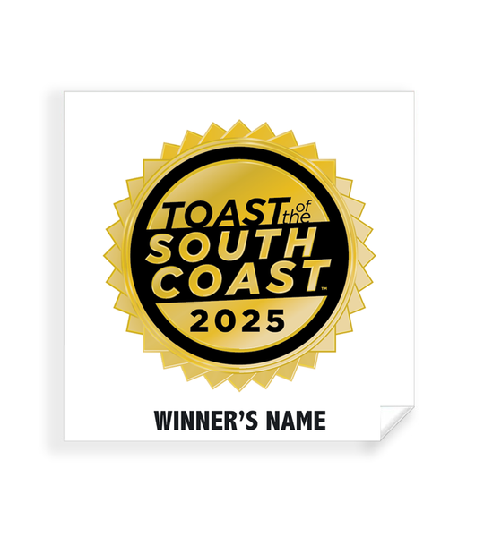 Toast of the South Coast - Simple Window Clings