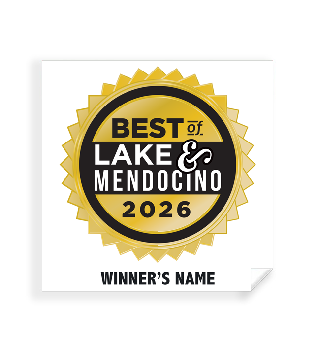 Best of Lake & Mendocino - Simple Window Clings