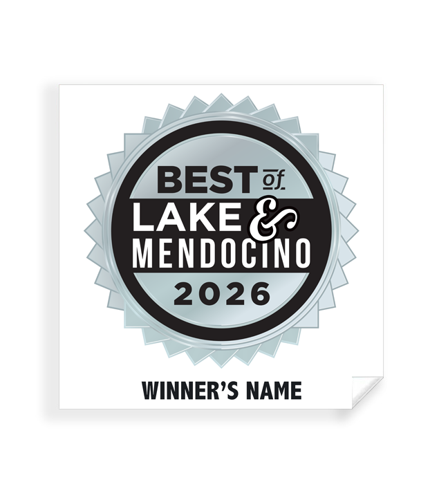 Best of Lake & Mendocino - Simple Window Clings