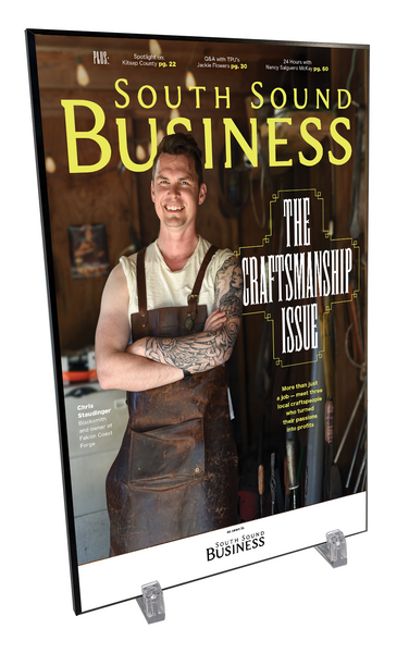 South Sound Business Magazine Article & Cover Plaques