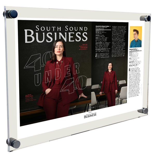 South Sound Business Magazine Article & Cover Acrylic Plaques