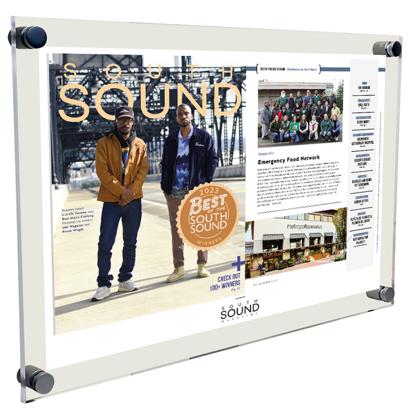South Sound Magazine Article & Cover Acrylic Plaques