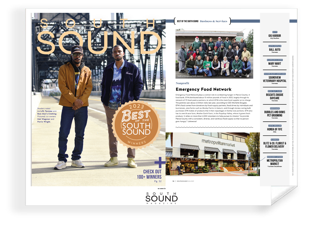 South Sound Magazine Article & Cover Archival Reprints