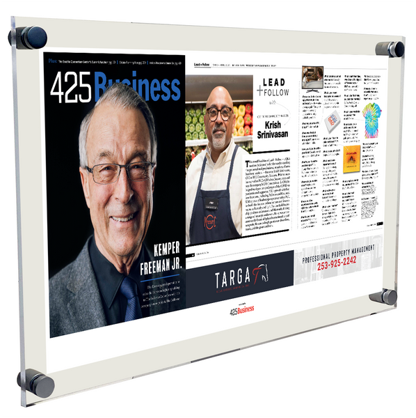 425 Business Magazine Article & Cover Acrylic Plaques