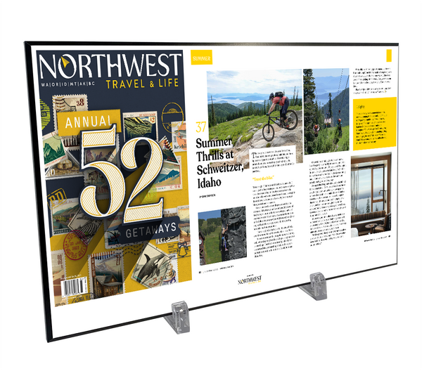 Northwest Travel & Life Magazine Article & Cover Plaques