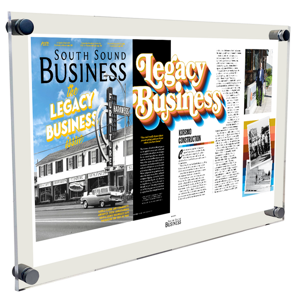 South Sound Business Magazine Article & Cover Acrylic Plaques