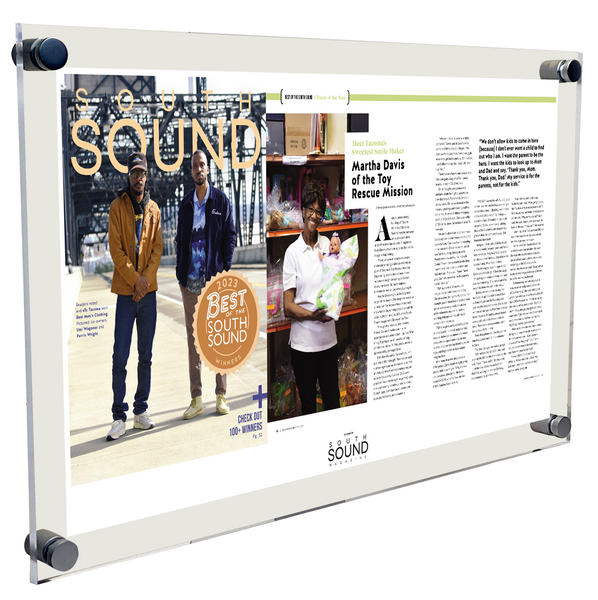 South Sound Magazine Article & Cover Acrylic Plaques