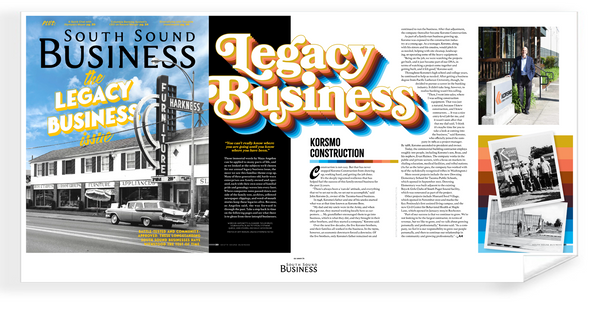 South Sound Business Magazine Article & Cover Archival Reprints