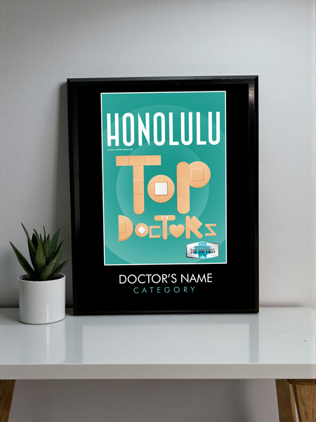 HONOLULU Magazine Top Doctors - Classic Plaque
