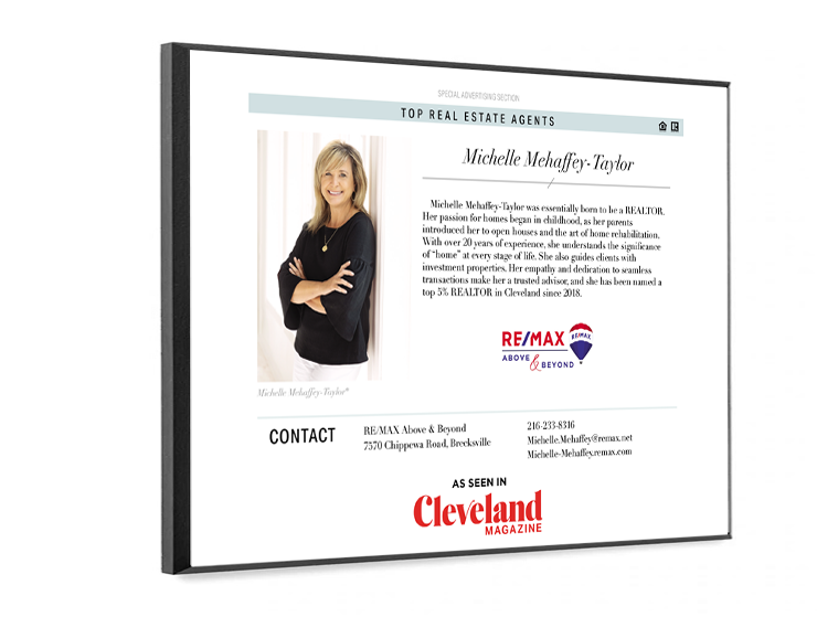 Cleveland Top Real Estate Plaques