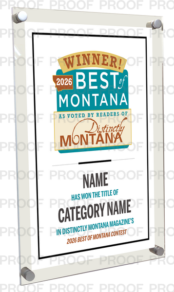 Distinctly Montana Magazine's — Best of Montana - Acrylic Plaques
