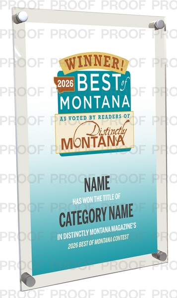 Distinctly Montana Magazine's — Best of Montana - Acrylic Plaques