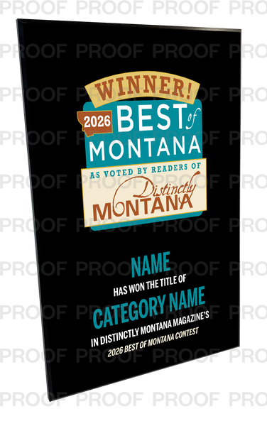 Distinctly Montana Magazine's — Best of Montana - Plaques